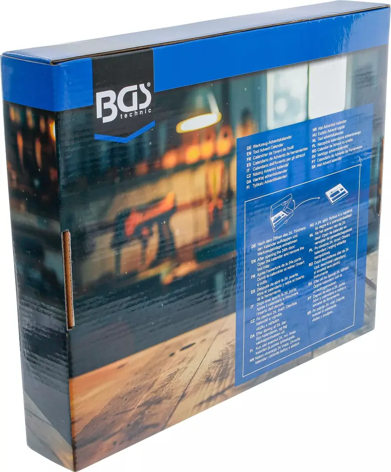 BGS Adventní kalendář s nářadím, Christmas 2025, Vánoční sada nářadí, 95010 (BGS1095010), BGS1095010